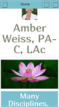 Mobile Screenshot of amberweiss.com